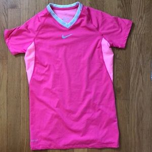Nike Dry-fit pink T-shirt! Barely worn!